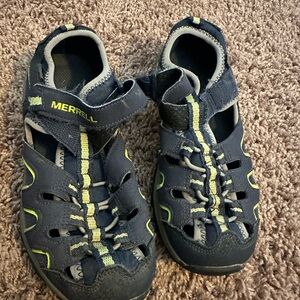 Merrell Kids Water Shoes - Navy and Lime